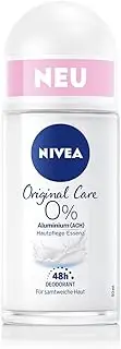NIVEA Original Care Roll-On Deodorant (50 ml), Aluminium-Free and Alcohol-Free, Skin Care Essence
