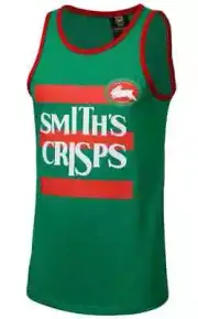 South Sydney Rabbitohs 2023 NRL Mens Retro Singlet Sizes S-7XL BNWT