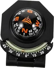 Acrylic Black Small Boat Compass Abs Compasses Compasses Navigation Car Auto