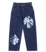 [The New Society] The New Society Dante tie-dye pants Y 8 blue