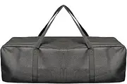SEABABOO Storage Bag 600D Oxford Fabric 20L 58 x 19 x 19 cm Small Storage Bag Tear-Resistant Moving Bag Storage Bag for Outdoor Camping Cookware Tents Picnic Blanket (Black, 20L)