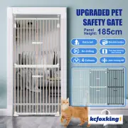 Safety Gate Pet Dog Cat Fence Enclosure Retractable Extra Tall 190 to 250cm