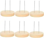 Alipis 6pcs Doll Display Rack Base Felt Doll Support Stand for Crafts for Secure Showcasing Shelves Counters Display for Collectibles