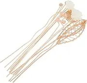 PartyKindom 12pcs Fire- Aromatherapy Volatile Rod Air Freshener Sticks Aromatherapy Diffuser Stick Office Scent Diffuser Aromatherapy Volatile Stick Essential Oil Sticks Rattan Beige