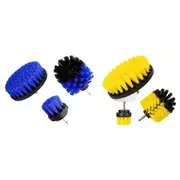 Electric Cleaning Drill Brush Attachment Set Carpet Power Scrubber Soft - 3x