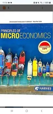 Principles of Microeconomics 1e Textbook by Hawkes Learning Hardback