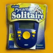 Radica Pocket Pyramid Solitaire Electronic Handheld Game 76006 NOS 2005