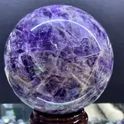 7.1LB Natural beautiful Dream Amethyst Quartz Crystal Sphere Ball Healing