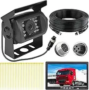 Reversing Camera IR Night Vision Waterproof with 15 m Car Video Extension Cable