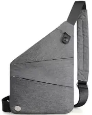 Crossbody Bags for Women Men Anti-Theft Sling Bag Lightweight Cross Body Grey