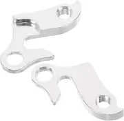 [GALPADA] 1 Pair Road Bike Tail Hook Rear Derailleur Hanger Hook Universal Derailleur Hanger Bike Rear Derailleur Hanger Bicycle Derailleur Hanger Hook Silver Aluminum Alloy
