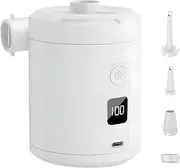 Electric Air Pump – Portable Air Compressor | Quick Fill Air Pump | 5200mAh Rechargeable Inflator and Deflator | Compact 4000Pa Pump for Pool Floats, Beach, Travel, Home and Car Use