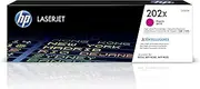 HP 202X Genuine Original High Yield Magenta LaserJet Toner Cartridge works with HP Color LaserJet Pro M254 Printer series, HP Color LaserJet Pro MFP M280 Printer series (CF503X)