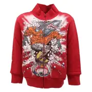 1819T felpa bimbo rosso scuro MAUI & SONS felpe kid sweatshirt