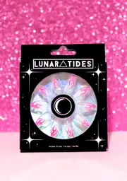 [Lunar Tides] Pink Flame Press On Nails Set