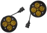 Car Fog Light Assembly Compatible with Toyota for Tacoma 2005-2022 for Tundra 2022 1 Pair Car Fog Light Front Bumper Lamp Car Fog Light Lamp