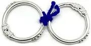 [Generic] 925 Sterling Silver Baby Bangle, 16.5g, 3.8cm Inner Width, 1 Pair