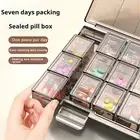 Travel Pill Container Outer Case Large-capacity Box for Morning Noon Evening