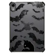 iPad mini (6th gen) iPad Impact Case Black cat and bats - Halloween starry night