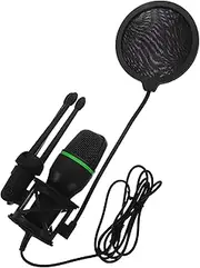 UPKOCH 1Set Condenser Microphone for Gaming Noise Reduction Mic for Computer Durable Design Complete with Bracket for Easy Installation for Live Streaming