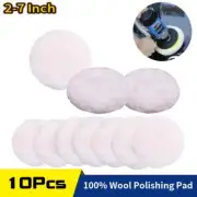 Wool Polishing Pad Soft Buffing Pads Wool Cutting Pad for Car Furniture Glass