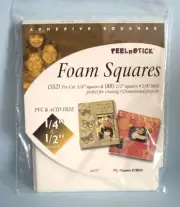 PEEL N STICK FOAM SQUARES