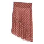[House Of Sunny] House Of Sunny Button-detail Plaid Skirt 8 UK RED