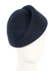 Unique navy felt hat by Max Alexander 100% Australian Owned Seller