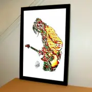 Kurt Cobain Nirvana Singer Guitar Rock Music Poster Print Wall Art 11x17