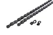 PYC Hollow-pin 11 Speed Cycling Bike Chains for 11s Shimano/Campy/Sram DLC Black