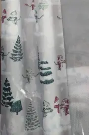 Kohls - St. Nicholas Square - Winter Snowman Shower Curtain - NEW!
