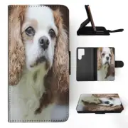 FLIP CASE FOR SAMSUNG GALAXY|CUTE CHARLES COCKER SPANIEL DOG 2