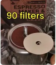 90X Bellman unbleached Coffee Paper filter for CX-25P