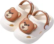 [Namektch] Boys Girls Summer Sandals, Anti-Slip Slide Lightweight Beach Water Shoes Shower Pool Home Slippers for Toddler Little Kids