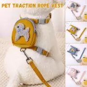 Adjustable Durable Pet Vest Backpack Portable Outdoor Adventures Snack Bag