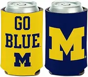 NCAA Michigan Wolverines Go Blue 1 Pack 12 oz. 2-Sided Can Cooler