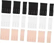 [WOFASHPURET] 18pcs Bra Extender Halter Bras Extension Bra Strap Bra Supplies Bra Strap Extensions Band Extenders for Bras Woman Bra Buckle Extender Bra Band Bra Band Extender Bra Clip Polyester