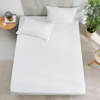 在飛比找樂天市場購物網優惠-鴻宇 單人床包枕套組 天絲300織 法西拉 素色 台灣製T2