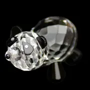 Panda Austrian crystal figurine ornament sculpture