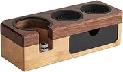 Joyeee Espresso Tamping Station 58mm 54mm 51mm, Wood Portailter Holder Espresso Coffee Equipment, Espresso Machine Accessories, Barista Tools, Adjustable(Accessories not included)