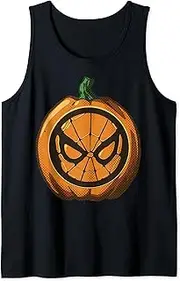 [Marvel] Halloween Spider-Man Jack-O-Lantern Portrait Tank Top