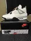 In-Hand Air Jordan 4 Retro "White Cement" 2025 FV5029-100 Men's Size 11
