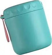 OFFSCH Portable Insulated Soup Cup Double Thermal Food Container with Food Grade Seal Convenient Breakfast Mug with Folding Spoon for Go Meals
