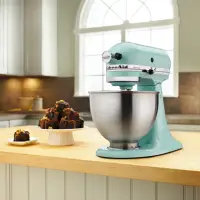 在飛比找momo購物網優惠-【KitchenAid】4.8公升/5Q桌上型攪拌機(湖水藍