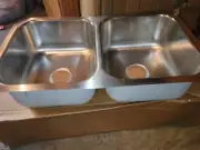 Dayton Undermount Double Bowl Stainless Steel Sink