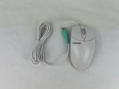 Compaq Logitech M-S48a Two Button Mechanical Roller Ball Mouse