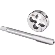 M8 X 1 Tap and Die Set Left Hand M8 x 1.0 Machine Thread Tap and Round Die