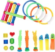 21Pcs Swimming Pool Party Favor Pool Diving Stick Summer Pool Plaything Divin...