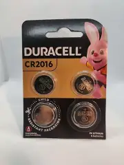 Duracell 3V Lithium Coin 2016 Batteries 4pk X 10 Child proof FREE POST
