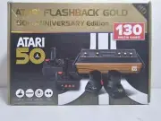 Atari Flashback Gold Console 50th Anniversary Edition 130 Games with 2 Pedals